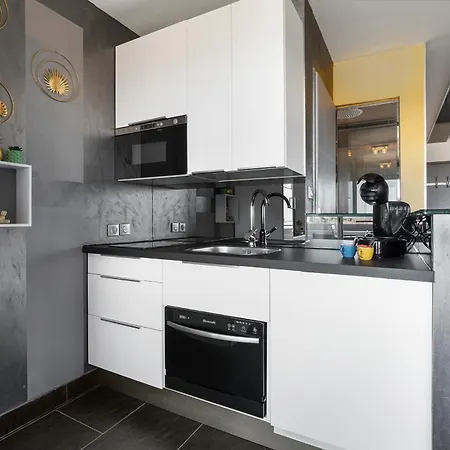 Le Mirror - Vue Mer - Port Nature - Parking - Village Naturiste Appartement Agde