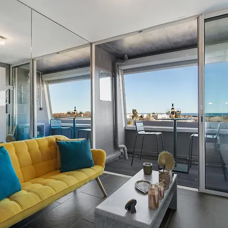 Le Mirror - Vue - Port Nature - Parking - Village Naturiste Apartamento